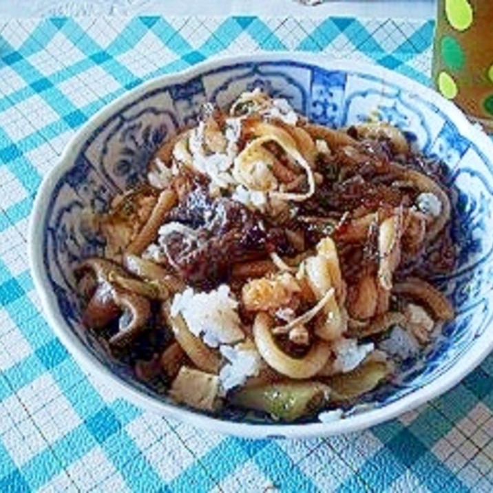 すき焼きリメイク!ピリ辛・牛丼